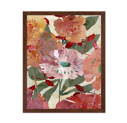 Watercolor Garden Blooms