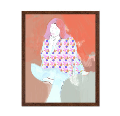 Pastel Fruit Portrait