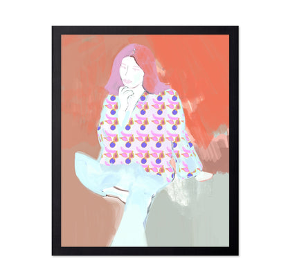 Pastel Fruit Portrait