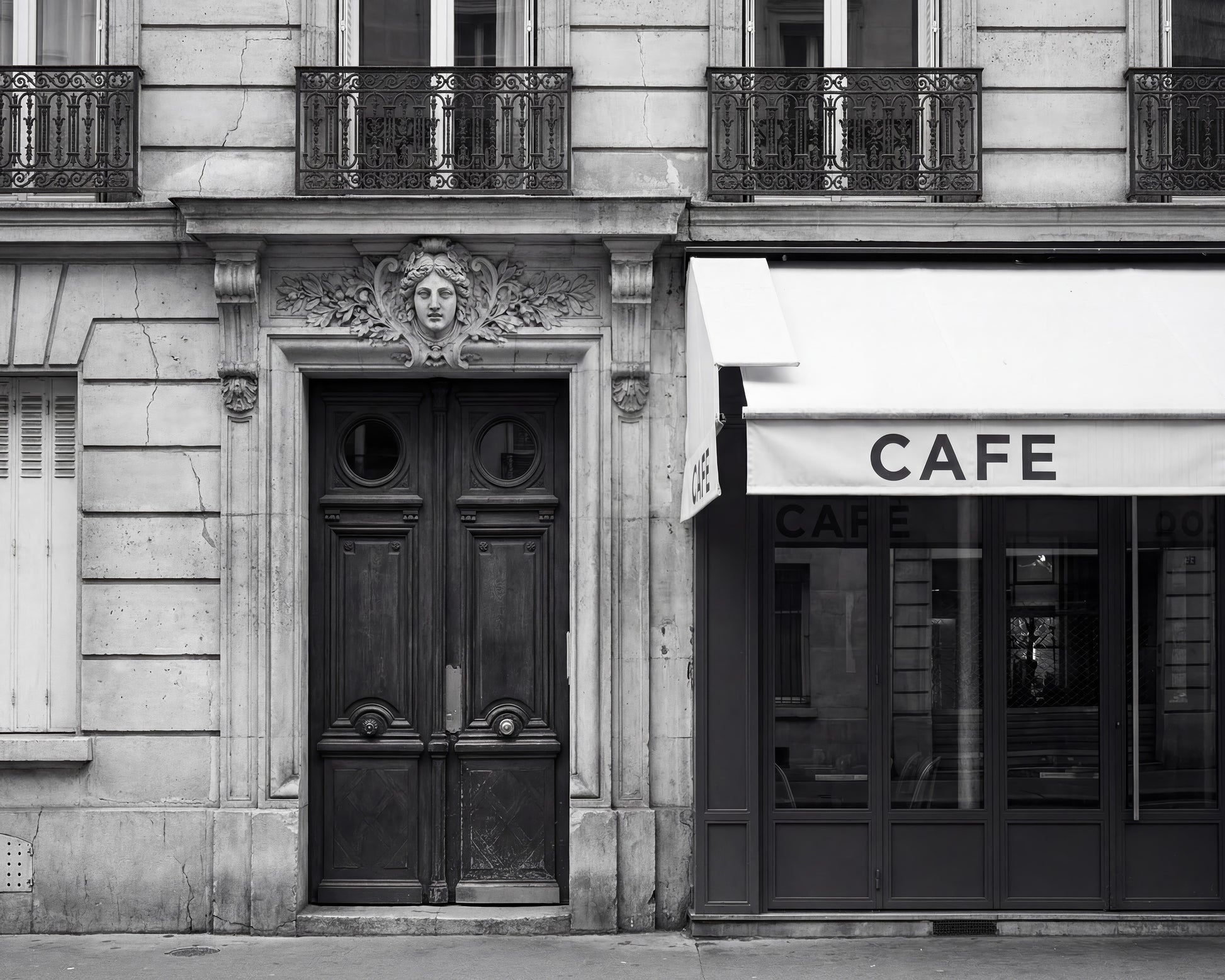 Paris Cafe Facade