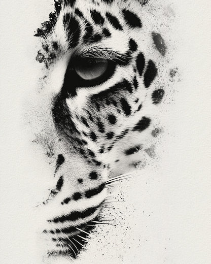 Leopard Ink Portrait