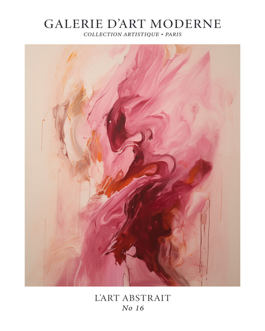 Blush Flow Abstract No1