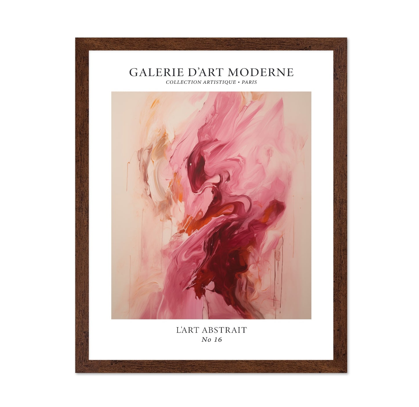 Blush Flow Abstract No1