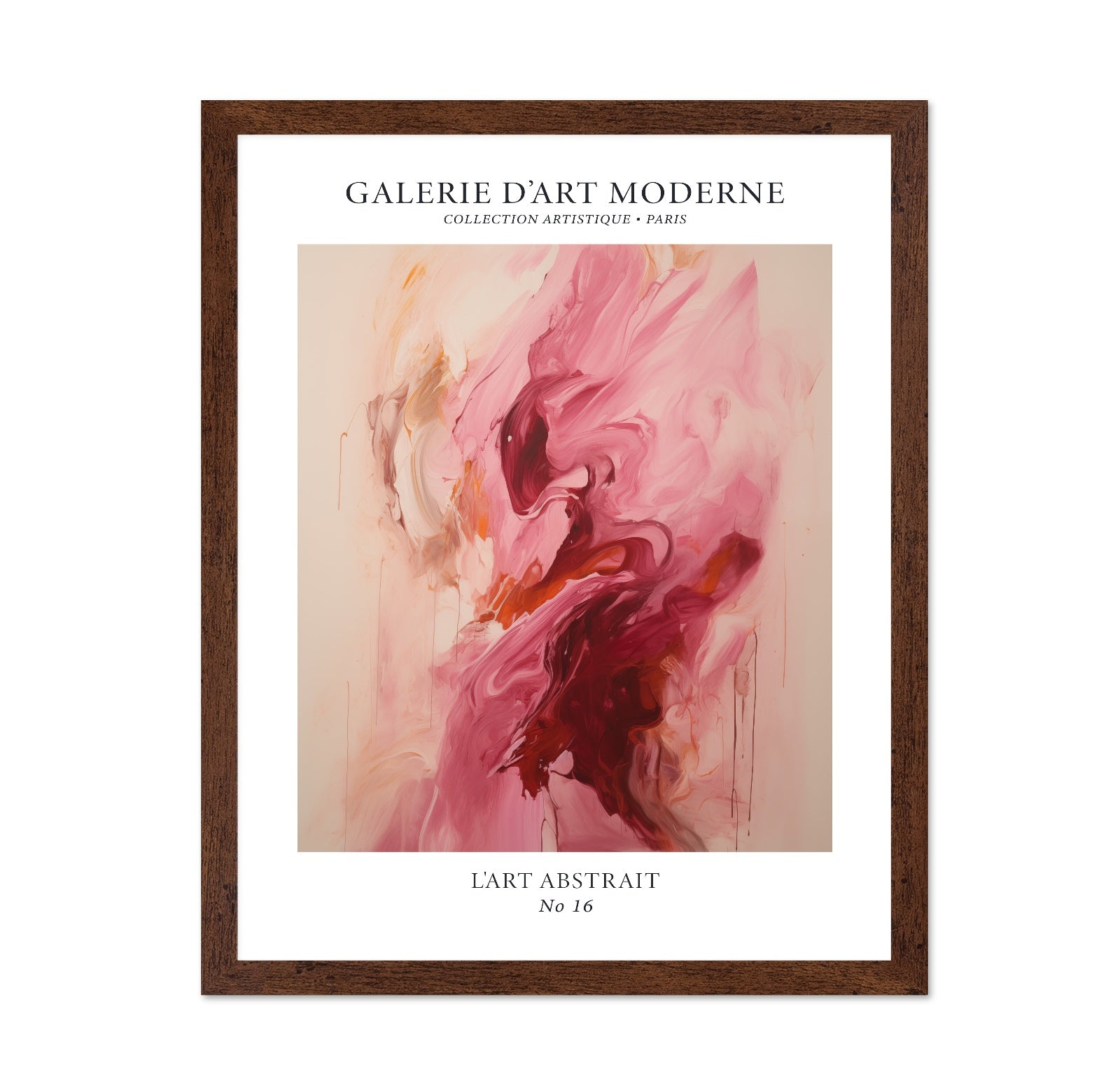 Blush Flow Abstract No1