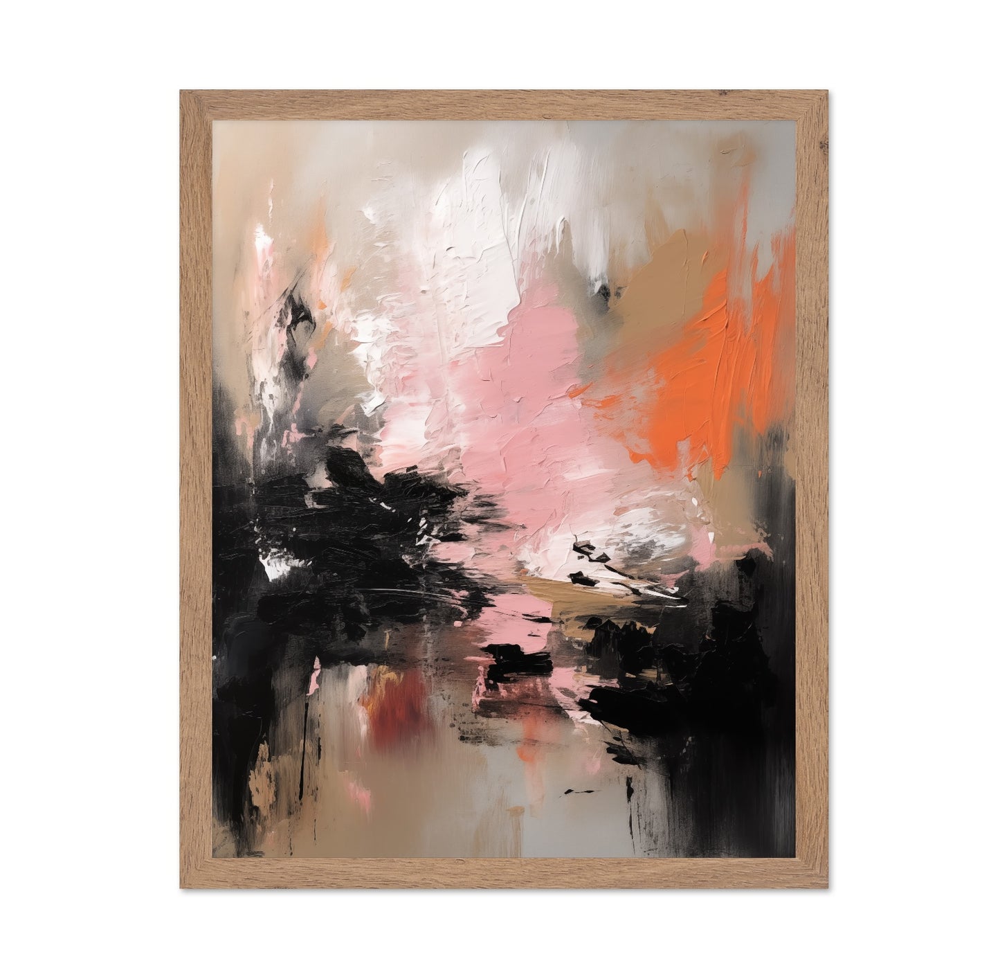 Blush Abstract Flow