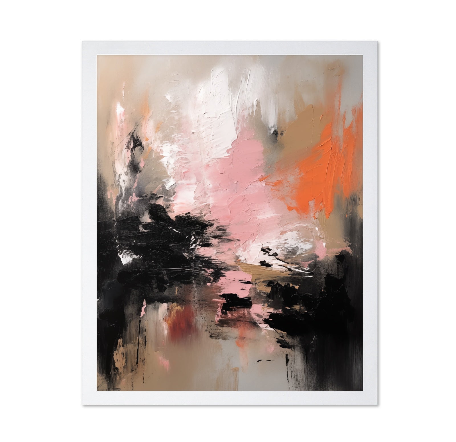 Blush Abstract Flow