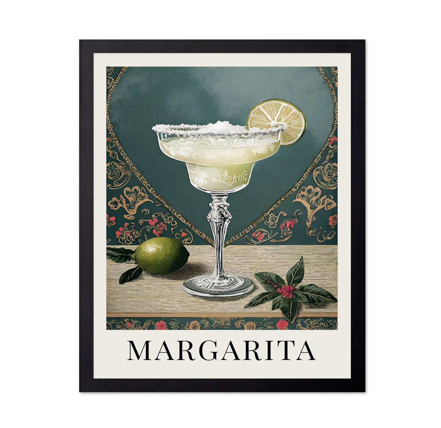 Vintage Margarita Glass