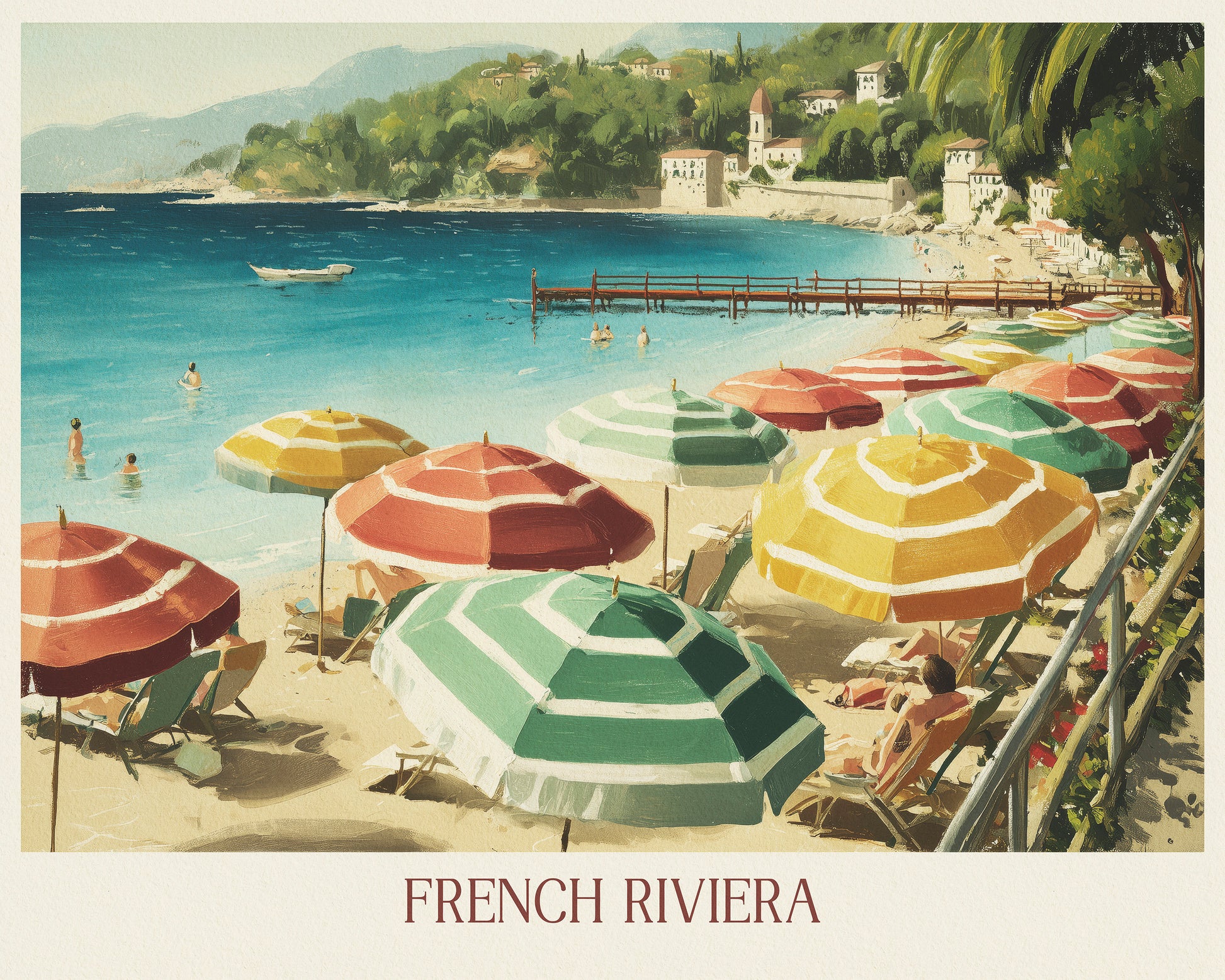 Riviera Beach Umbrellas No2
