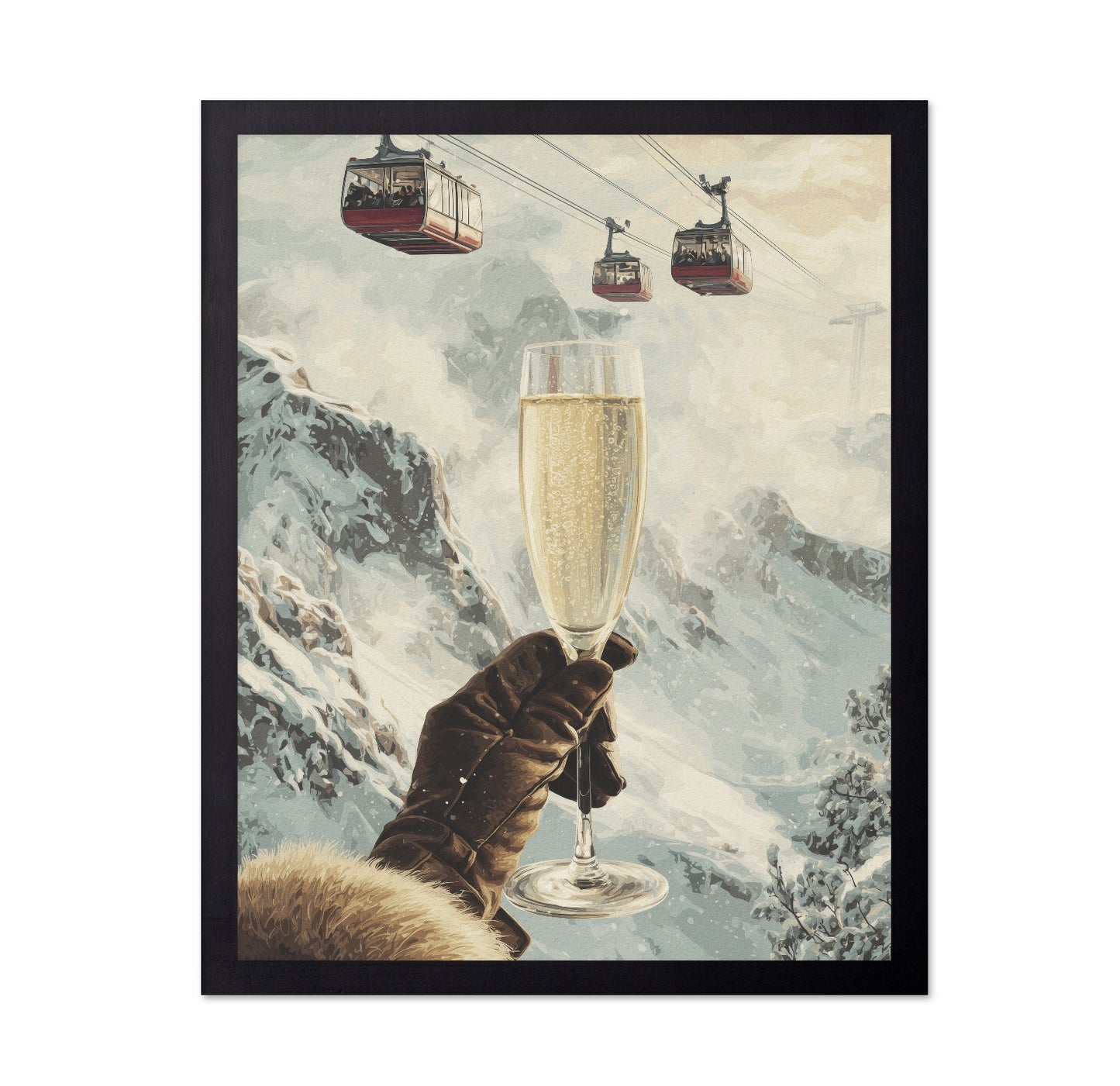 Alpine Champagne View