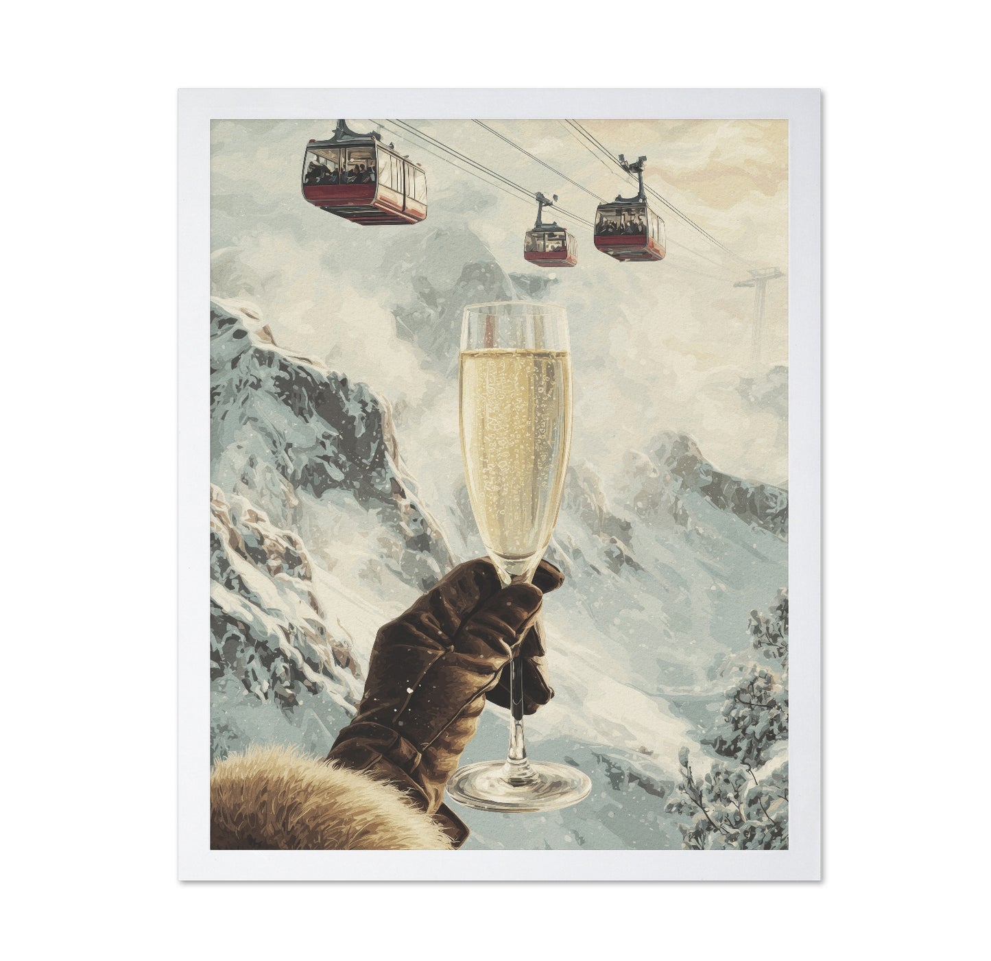 Alpine Champagne View