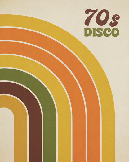 70s Disco Rainbow