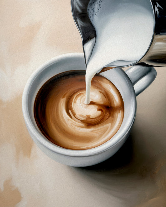Latte Pour