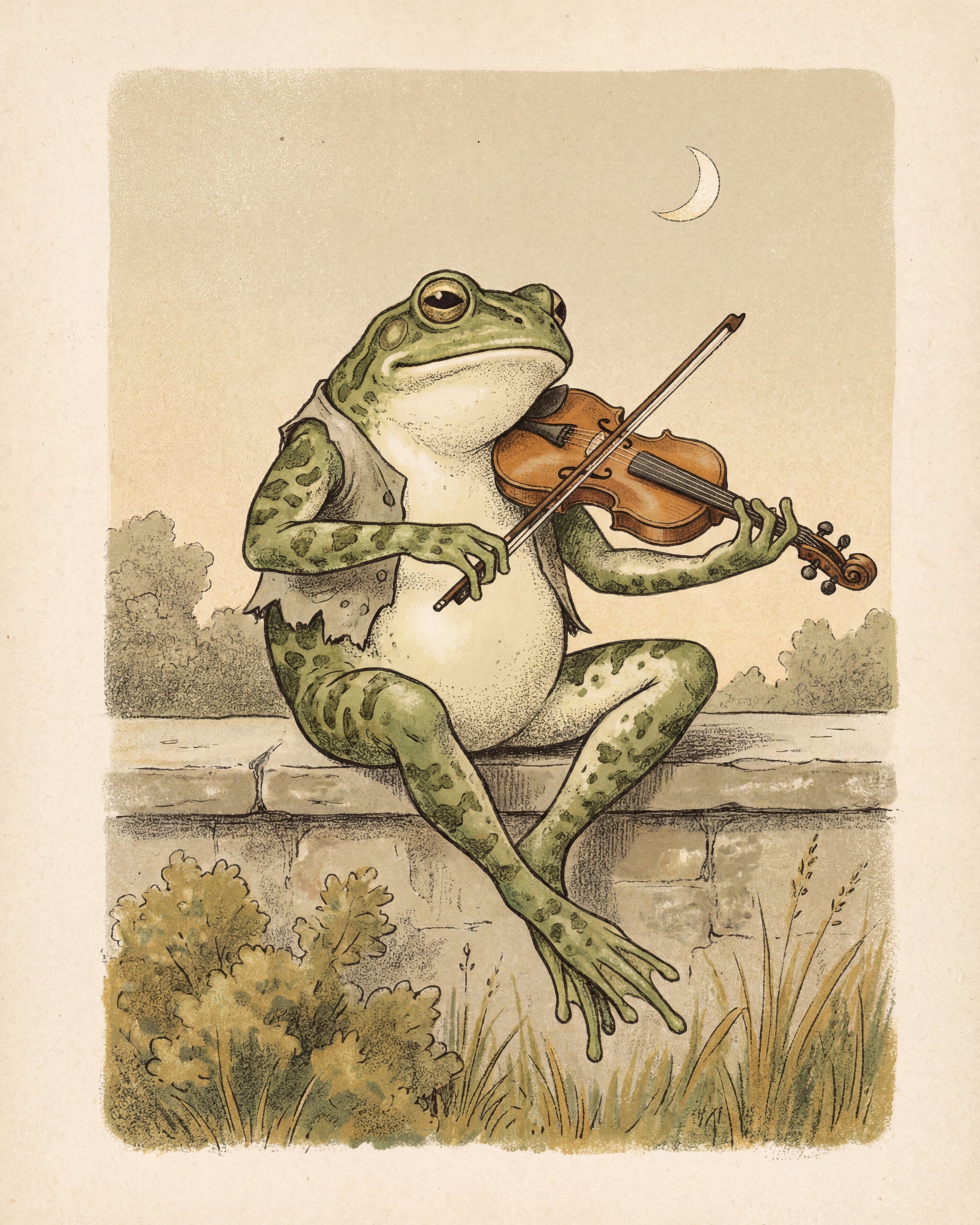 Frog Violinist