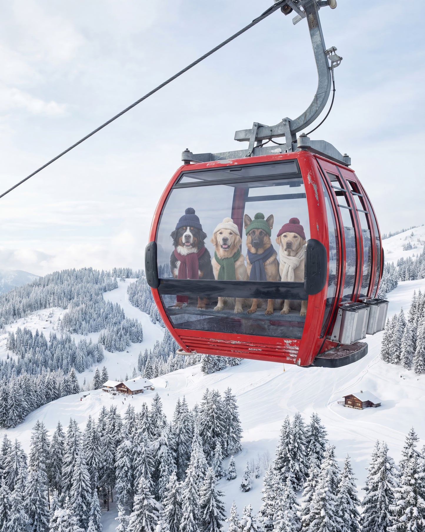 Ski Lift Dogs
