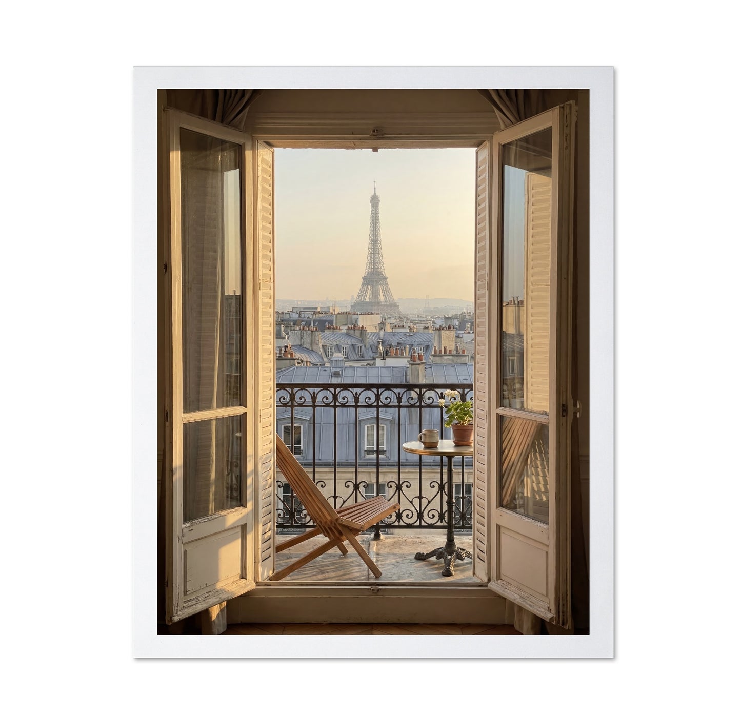 Paris Balcony View