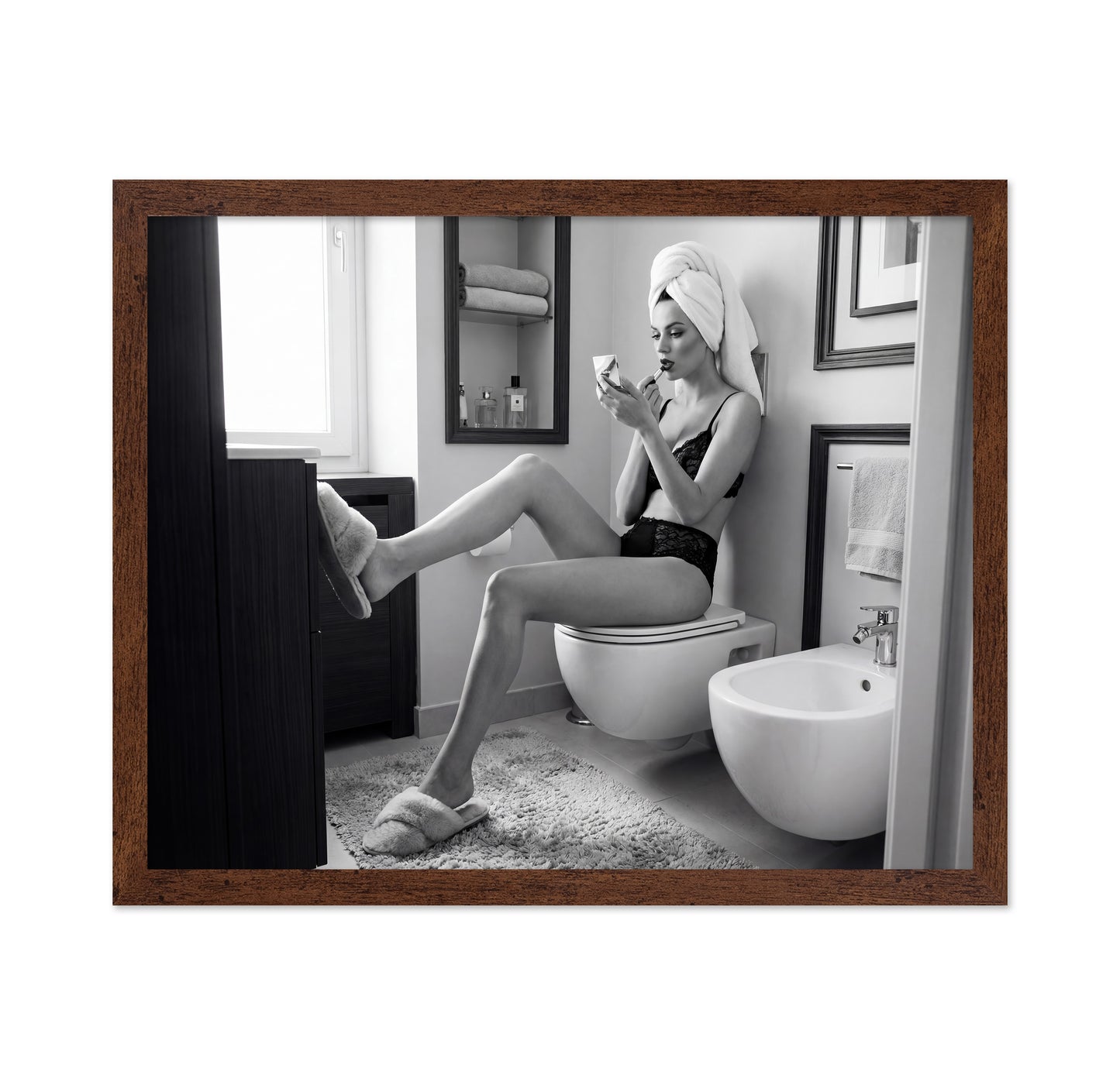Bathroom Glam Routine