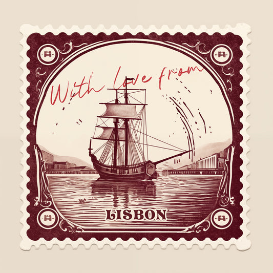 Lisbon Vintage Stamp