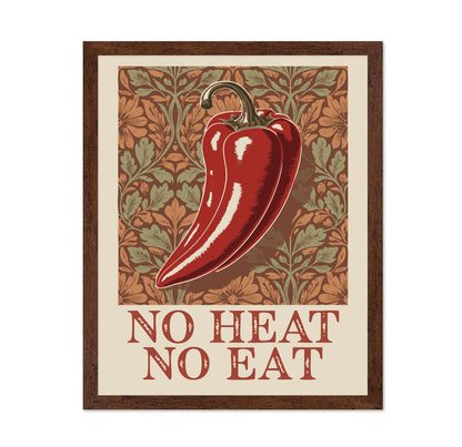 No Heat Pepper Poster