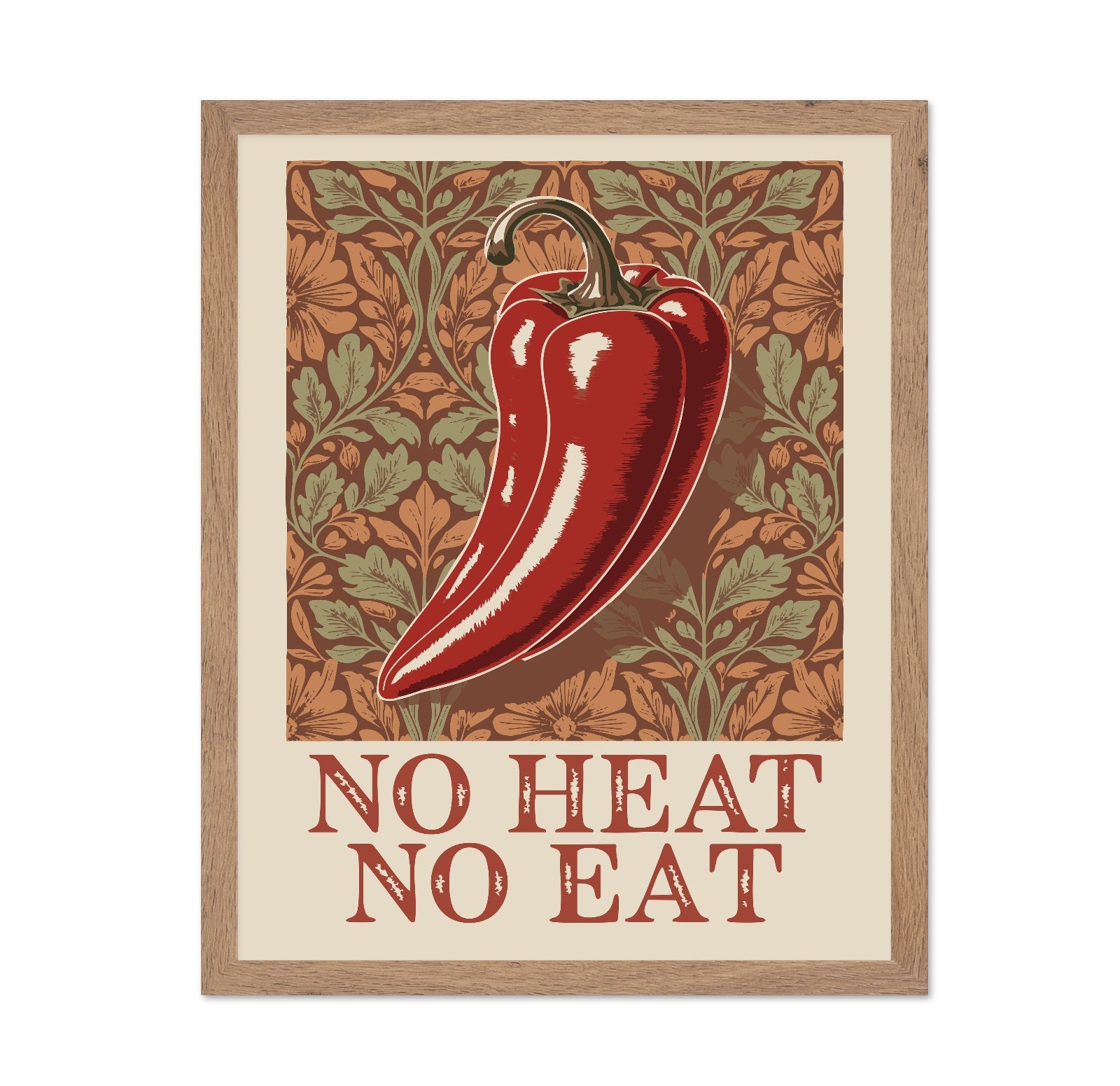 No Heat Pepper Poster