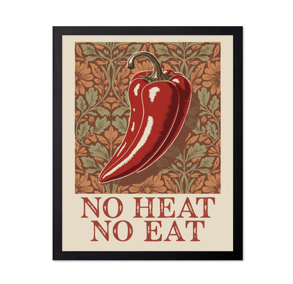 No Heat Pepper Poster