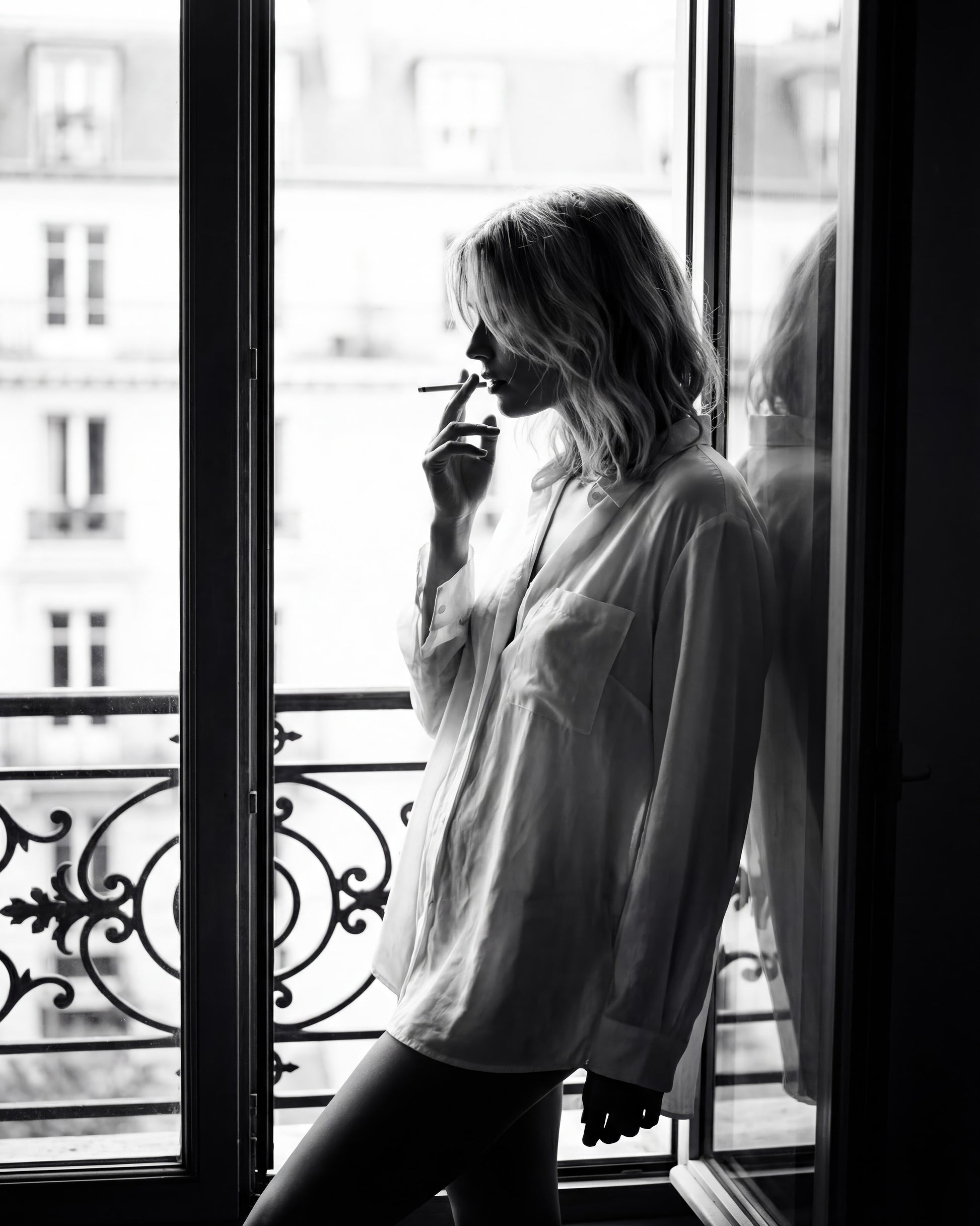 Balcony Smoke Moment