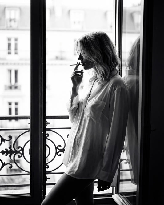 Balcony Smoke Moment