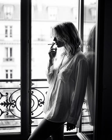 Balcony Smoke Moment