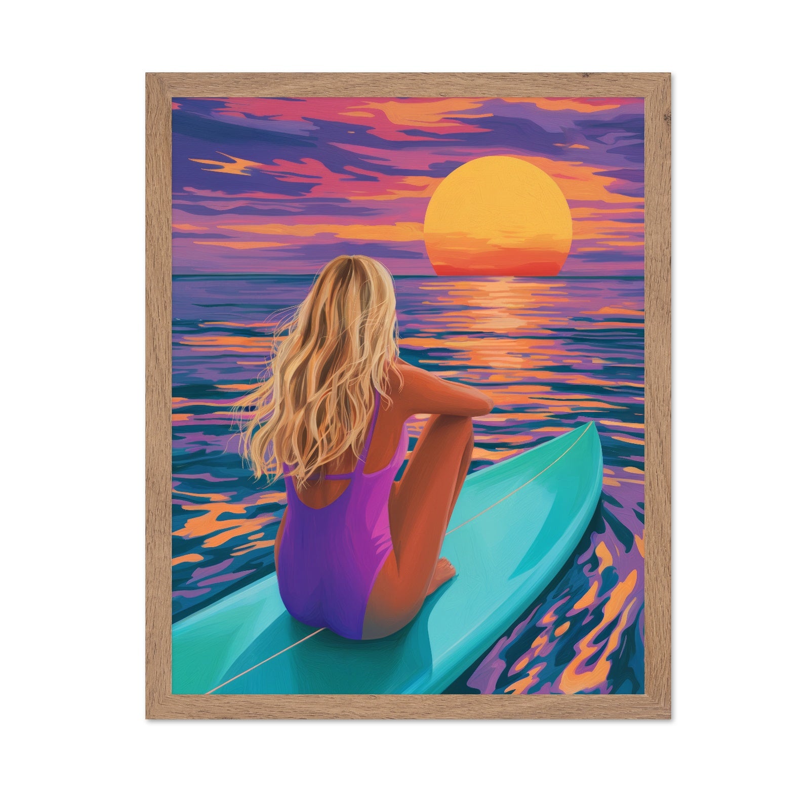 Sunset Surf Moment