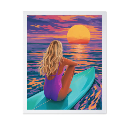 Sunset Surf Moment