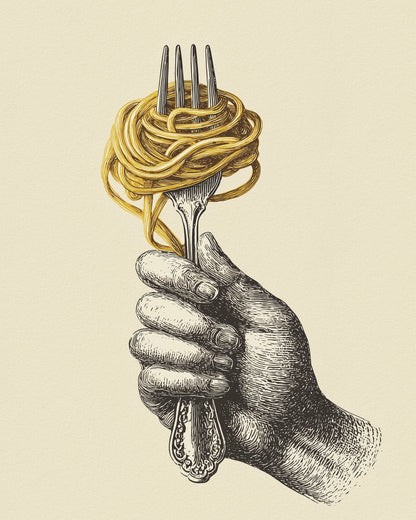 Pasta Fork Twist