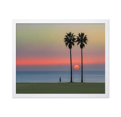 Sunset Palm Walk