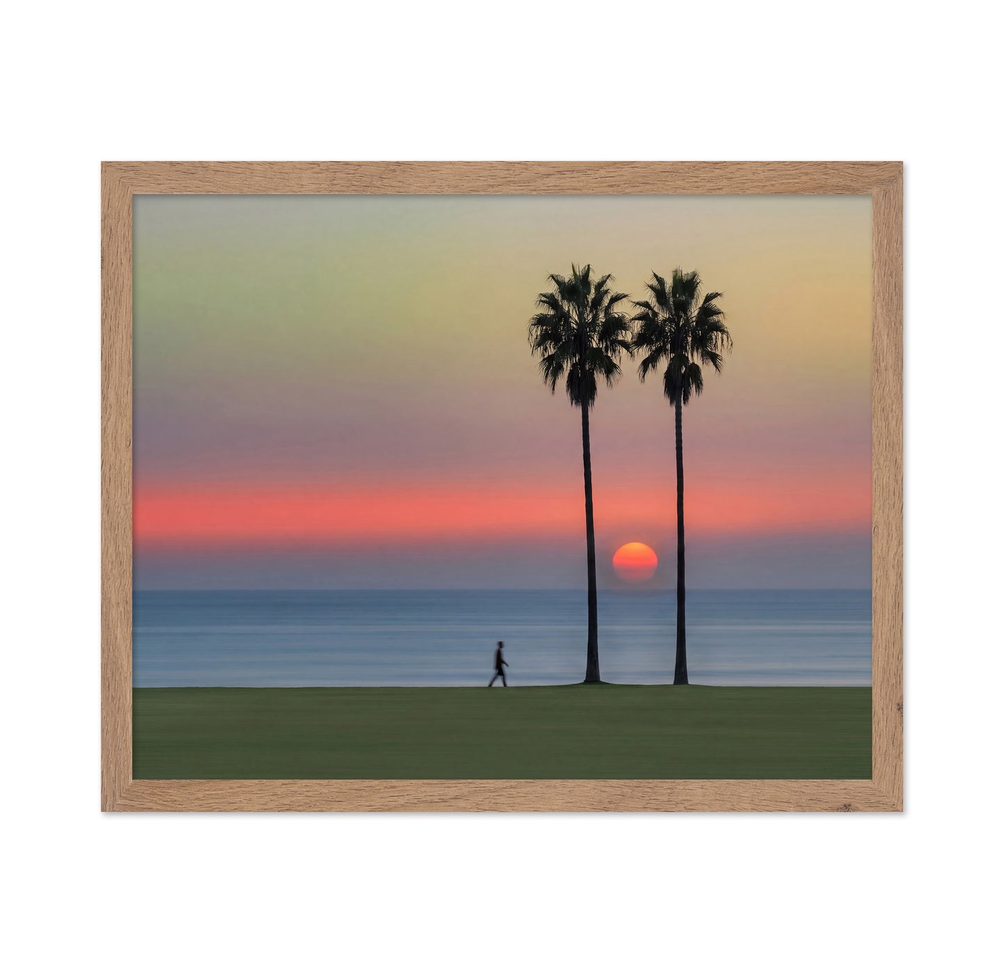 Sunset Palm Walk