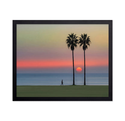 Sunset Palm Walk