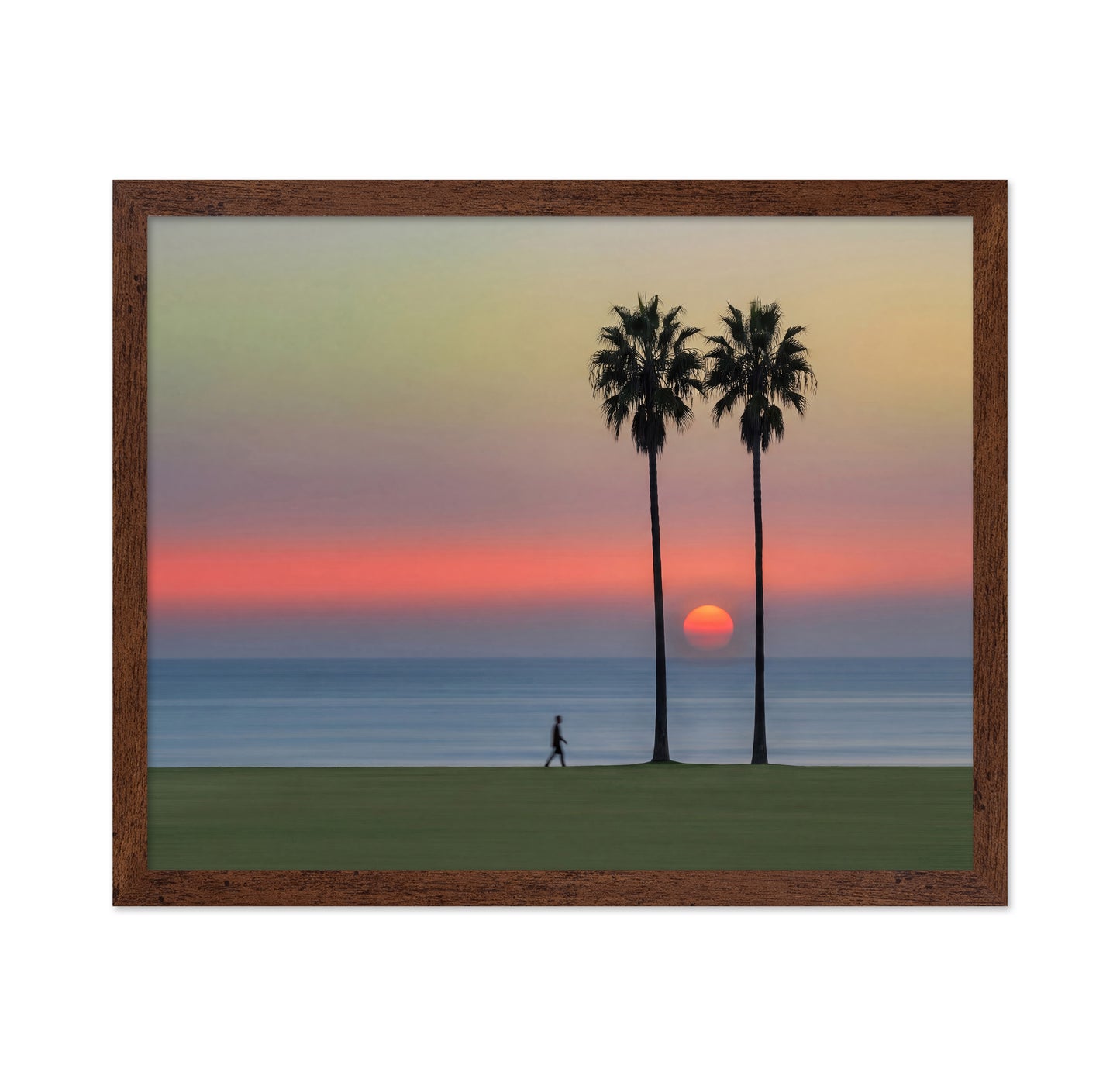 Sunset Palm Walk