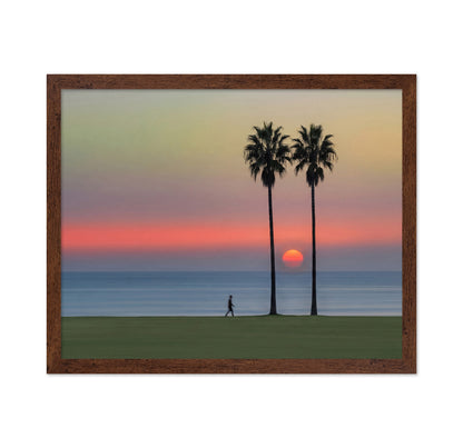 Sunset Palm Walk