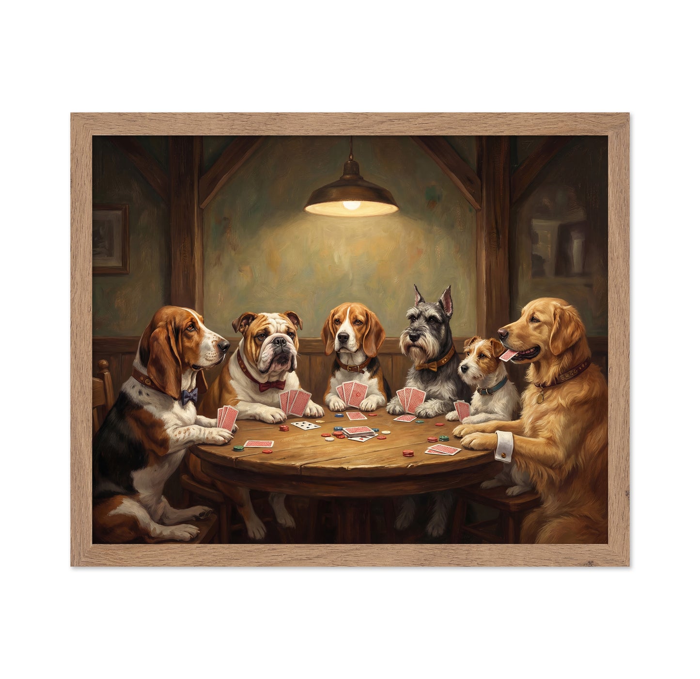 Dogs Playing Poker