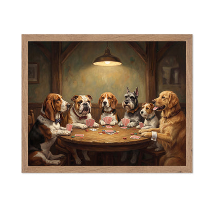 Dogs Playing Poker