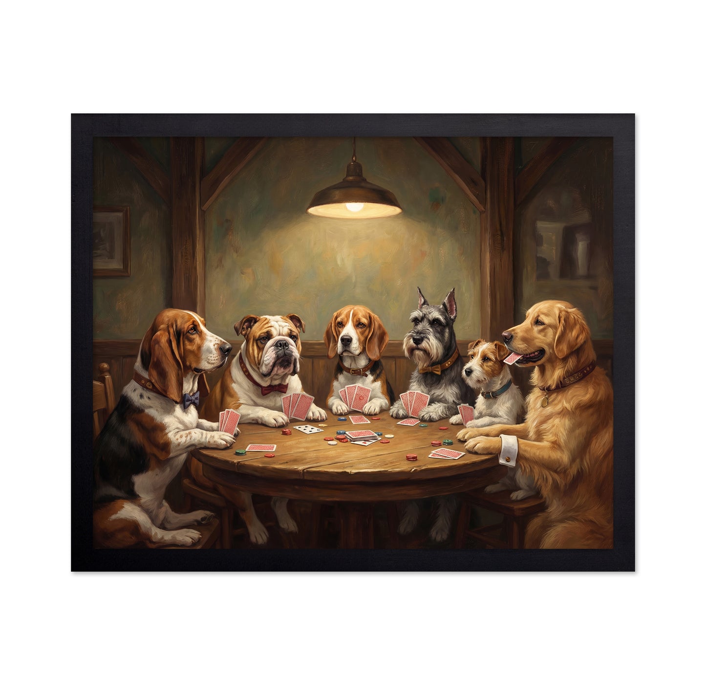 Dogs Playing Poker