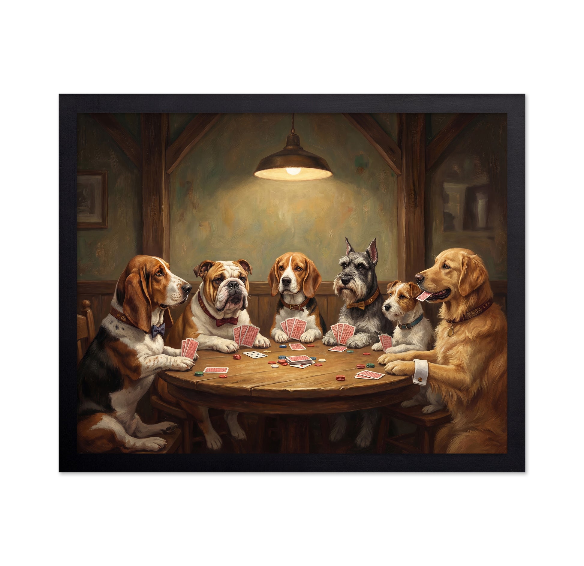 Dogs Playing Poker