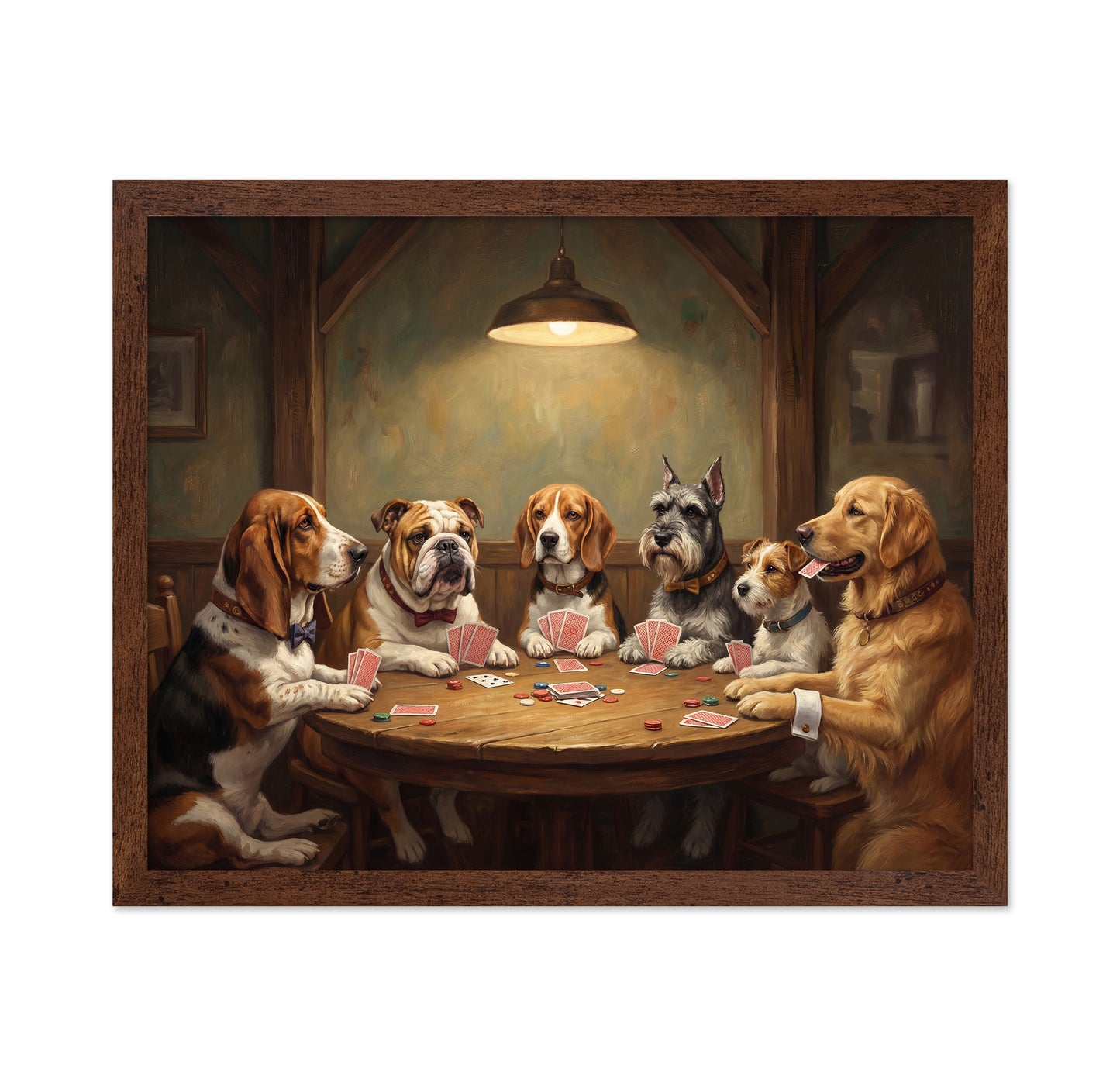 Dogs Playing Poker
