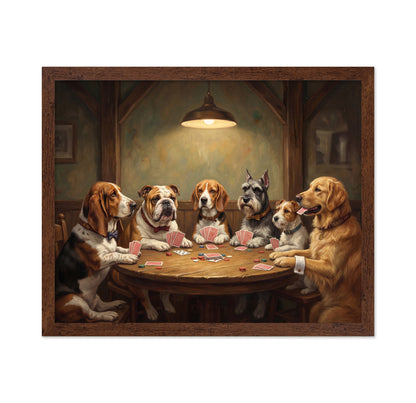 Dogs Playing Poker