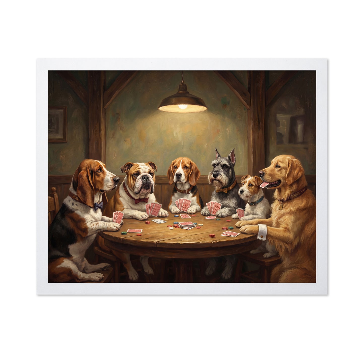Dogs Playing Poker