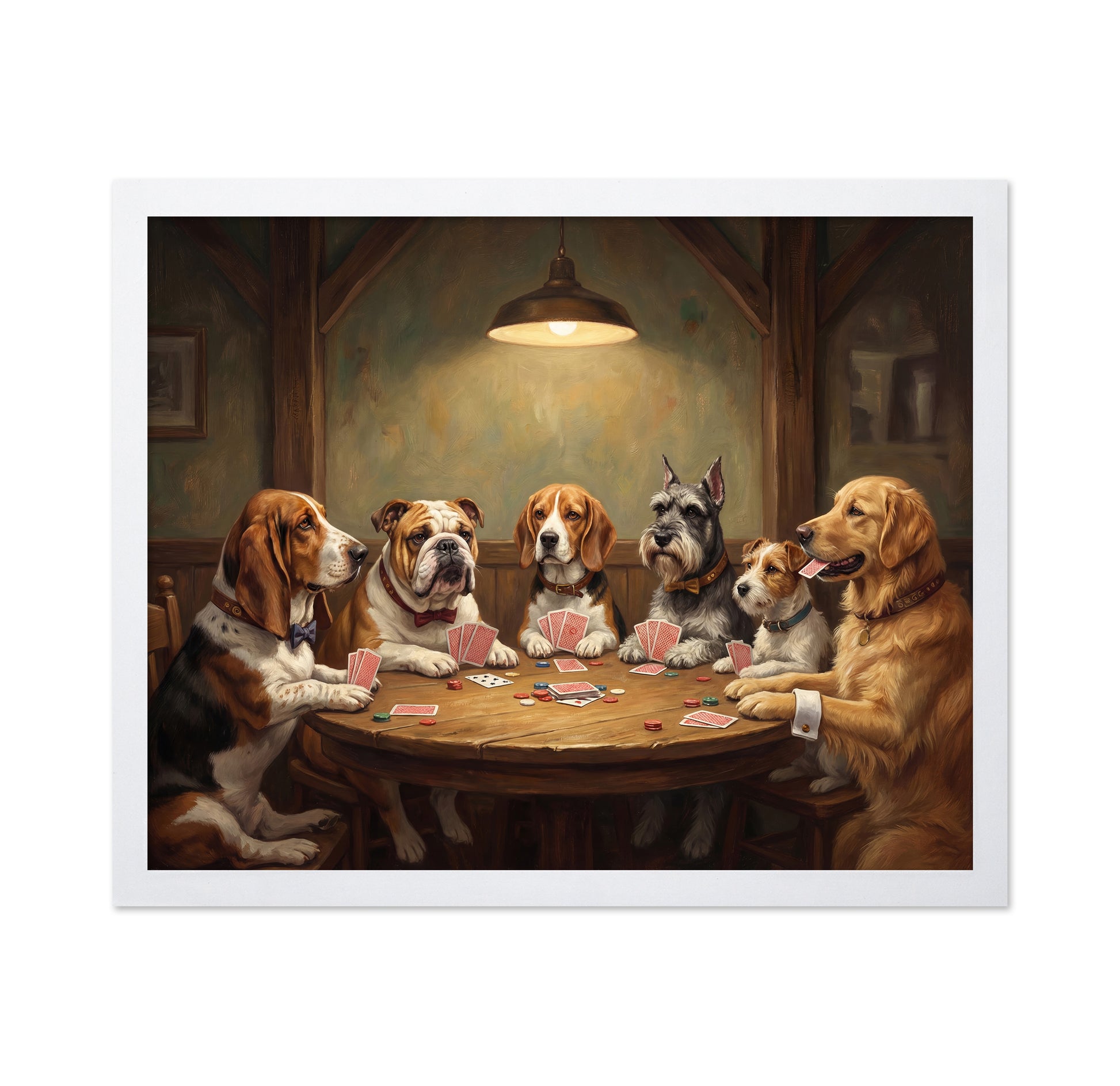 Dogs Playing Poker