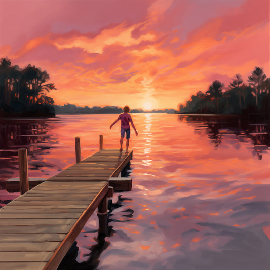 Sunset Dock Dream