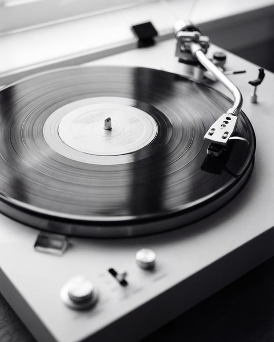 Spinning Vinyl Record