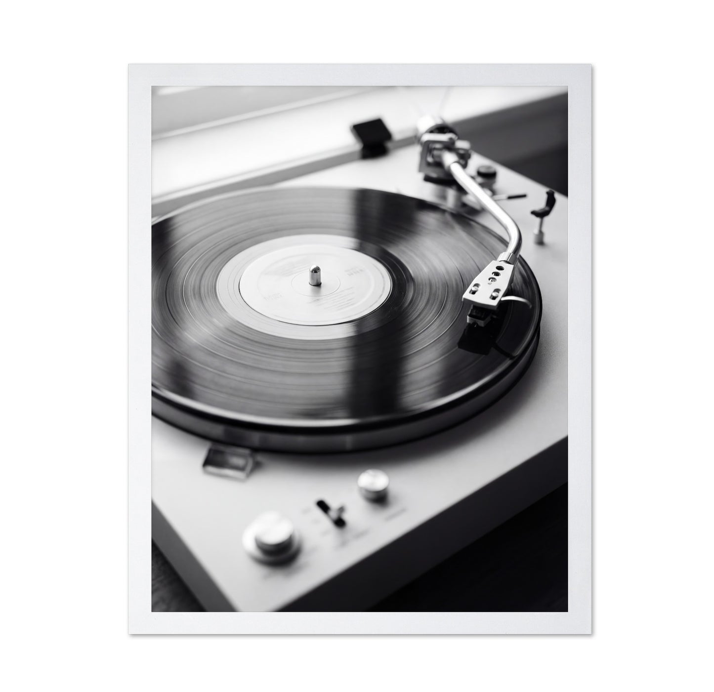 Spinning Vinyl Record