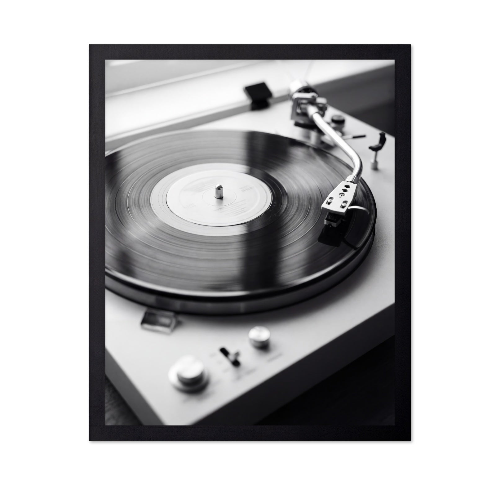 Spinning Vinyl Record