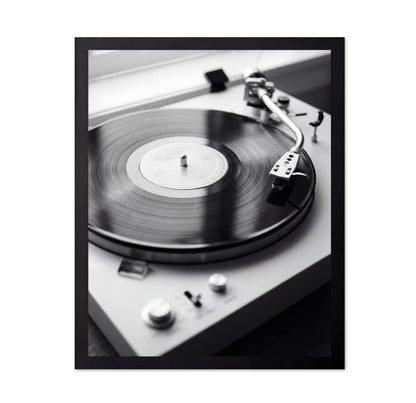 Spinning Vinyl Record