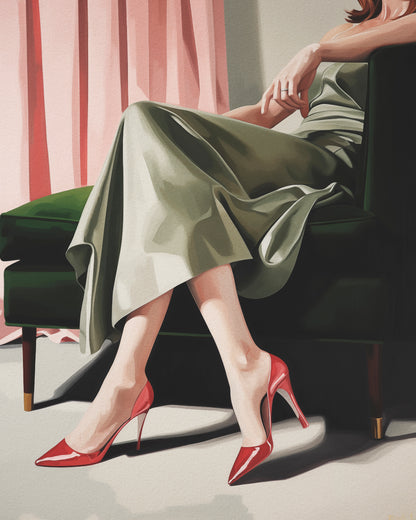 Elegant Red Heels