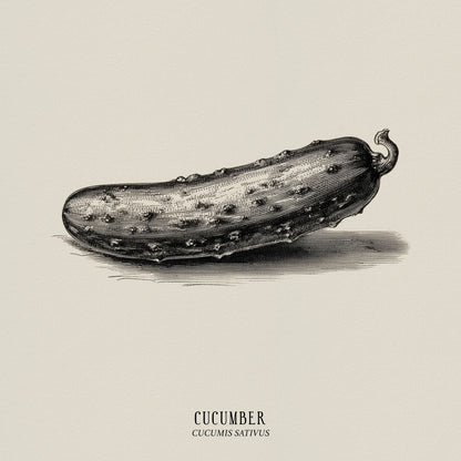 Vintage Cucumber Study